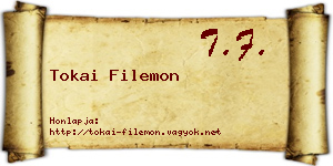 Tokai Filemon névjegykártya
